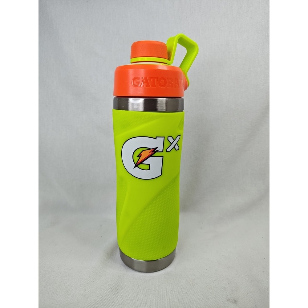 NWT Gatorade Stainless Steel Bottle Gatorade Gx Stainless Steel 32Oz Neon Yellow